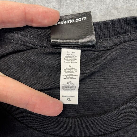 Santa Cruz Skate T-Shirt Men’s XL Black Front Back Graphic Tee Streetwear - Picture 6 of 9